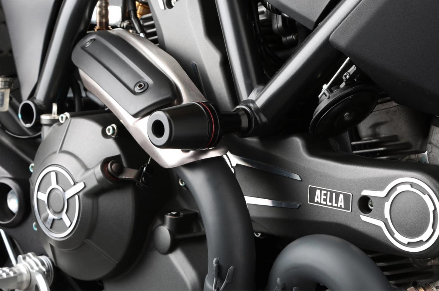 【AELLA】DUCATI スクランブラー｜フレームスライダー (DUCATI Scrambler/M797) AE-68114 ［ 京都 バイク カスタム パーツ 人気 おすすめ ツーリング ライダー バイカー メーカー ギア ドゥカティ お取り寄せ 通販 ふるさと納税 ］