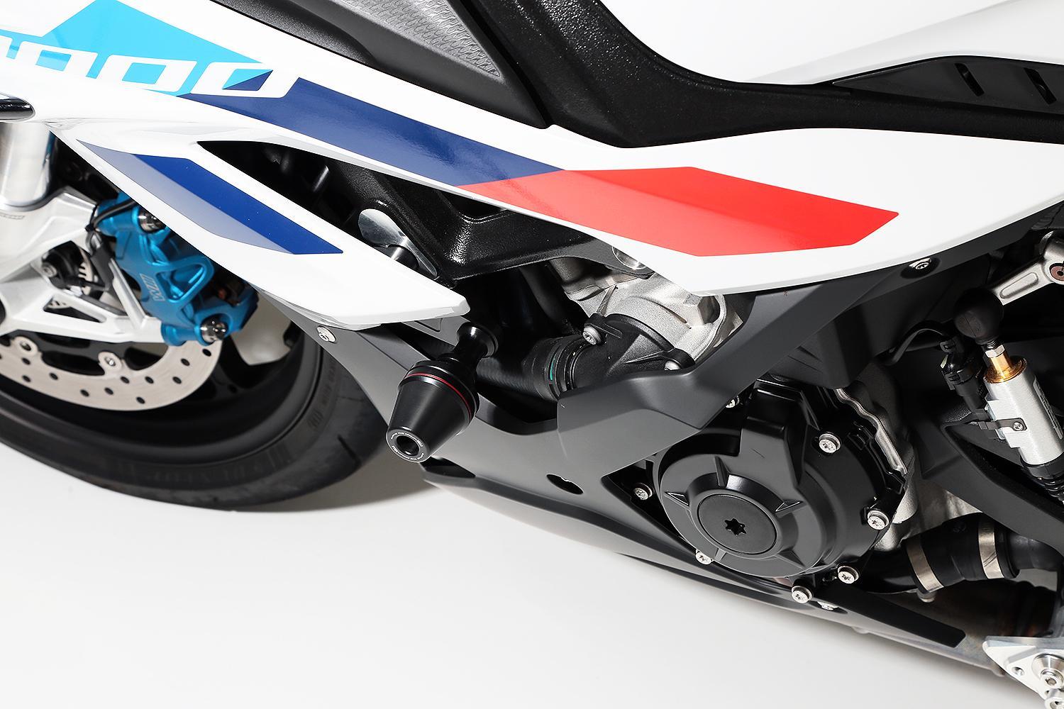 【AELLA】BMW S1000RR｜フレームスライダー((S1000RR ’23～) AE-68152 【カラー：ブルー】［ 京都 バイク カスタム パーツ 人気 おすすめ ツーリング ライダー バイカー メーカー ギア BMW お取り寄せ 通販 ふるさと納税 ］