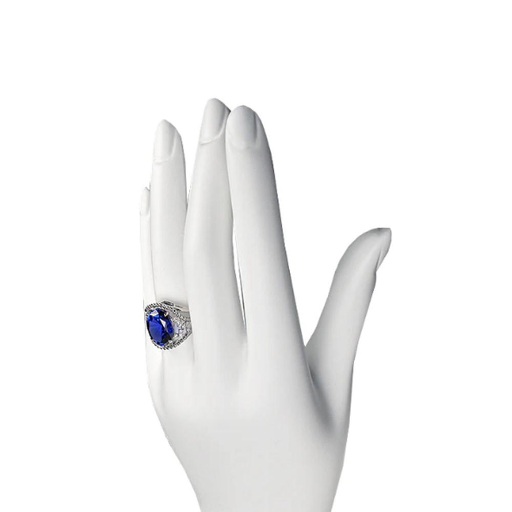 【高島屋選定品】＜京セラ＞クレサンベール＜ブルーサファイア／ダイヤモンド＞PT900 PTリング 9月誕生石 ［ 京都 宝石 ジュエリー 人気 おすすめ 高級  特別 おしゃれ ファッション ブランド ダイヤ サファイア ］