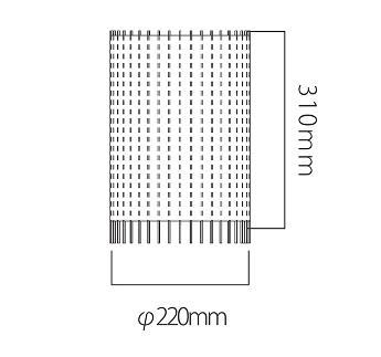 【日吉屋】自立式テーブルスタンド照明 和紙の色（白茶色）