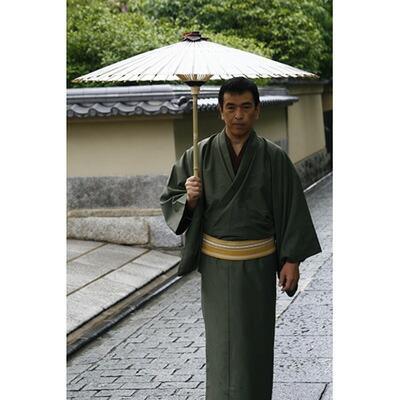 【日吉屋】特選番傘（赤） 名入れあり（タイプB・D・E)