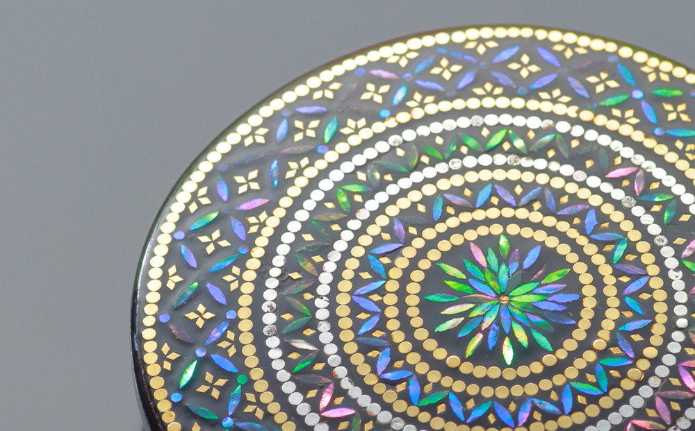 【嵯峩螺鈿野村】華七宝ブローチ｜京都 老舗 伝統工芸 漆器 ジュエリー［ 京都 老舗 伝統工芸 工芸品 アクセサリー ジュエリー ファッション 漆 人気 おすすめ 職人 お取り寄せ 通販 送料無料 ふるさと納税 ］