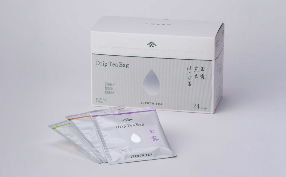 【一保堂茶舗】ドリップティーバッグセット 24袋 (玉露・煎茶・ほうじ茶)（各8袋）