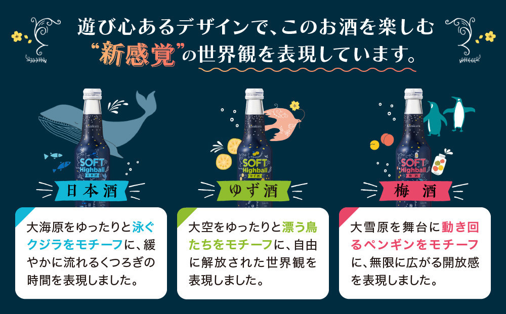 【黄桜】ソフトハイボール日本酒 (235ml×12本)［ キザクラ カッパ 京都 お酒 ハイボール 日本酒 地酒 ご当地 日常使い 宅飲み 家飲み 晩酌 人気 おすすめ 定番 ギフト プレゼント 贈答 ご自宅用 お取り寄せ おいしい 送料無料 ふるさと納税 ］