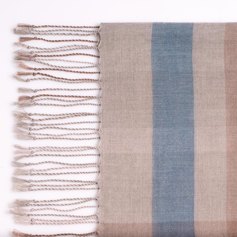 【アトリエシムラ】《植物染料で染織したストール》色合わせストール（穀雨(こくう)）