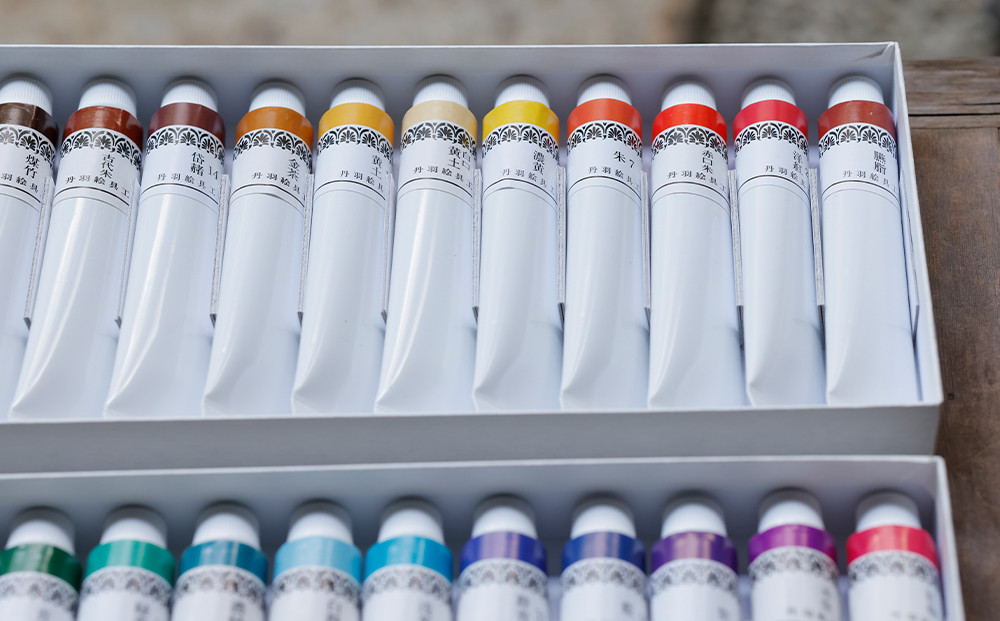 【上羽絵惣】チューブ絵具(大)30色セット［ 京都 日本画用絵具専門 絵具 絵 絵画 画材 プロ仕様 人気 おすすめ お取り寄せ 通販 送料無料 ふるさと納税 ］