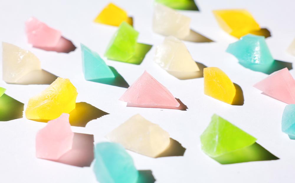 【京菓子司 都】京の琥珀糖　カラフルジュエリー（160g）［ 京都 琥珀糖 美しい和菓子 宝石 キラキラ かわいい 上品 人気 おすすめ 茶道 お茶菓子 京銘菓 お取り寄せ 通販 送料無料 ふるさと納税 ］