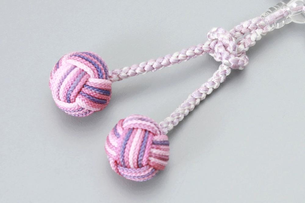 【京念珠】数珠 水晶 彩色念珠【土屋念珠店/女性用/レディース/念珠/略式/3721】