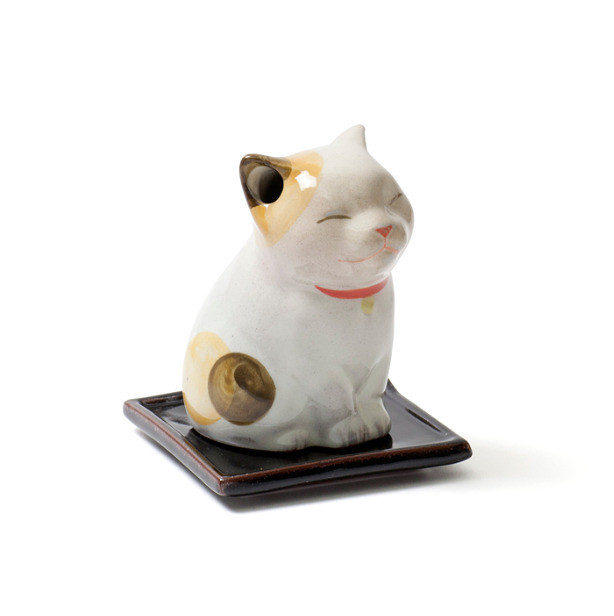 【香老舗 松栄堂】麗香炉こねこ/XiangDoアソート [ 京都 老舗 ねこ型香炉 線香 人気 おすすめ かわいい お香 ギフト プレゼント お取り寄せ 通販 送料無料 ふるさと納税 ]