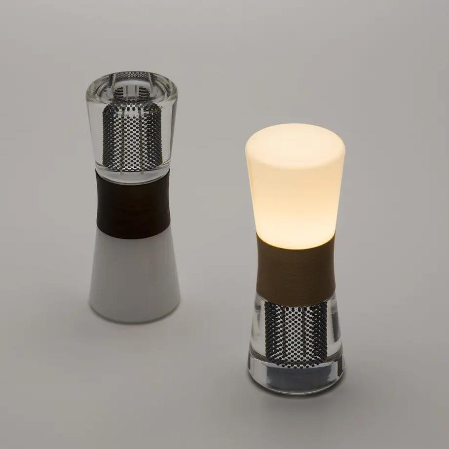 【世界初の全方位受光ソーラー】スフェラーランタン（砂時計型のソーラーランタン）＜ハードメイプル＞［ 京都 世界初 太陽電池 スフェラ―パワー ランプ アウトドア キャンプ  災害用 電気 間接照明 照明 ふるさと おしゃれ かっこいい 京都 通販 送料無料 ふるさと納税 ］ 