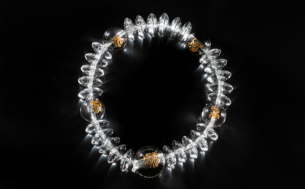 【意匠京念珠板倉】京念珠 男性用 麒麟+四神 ブレスレット(木箱付)［ 京都 数珠 念珠 人気 おすすめ 化粧箱入 証明書付 京都府伝統産業優秀技術 お取り寄せ 通販 送料無料 ふるさと納税 ］