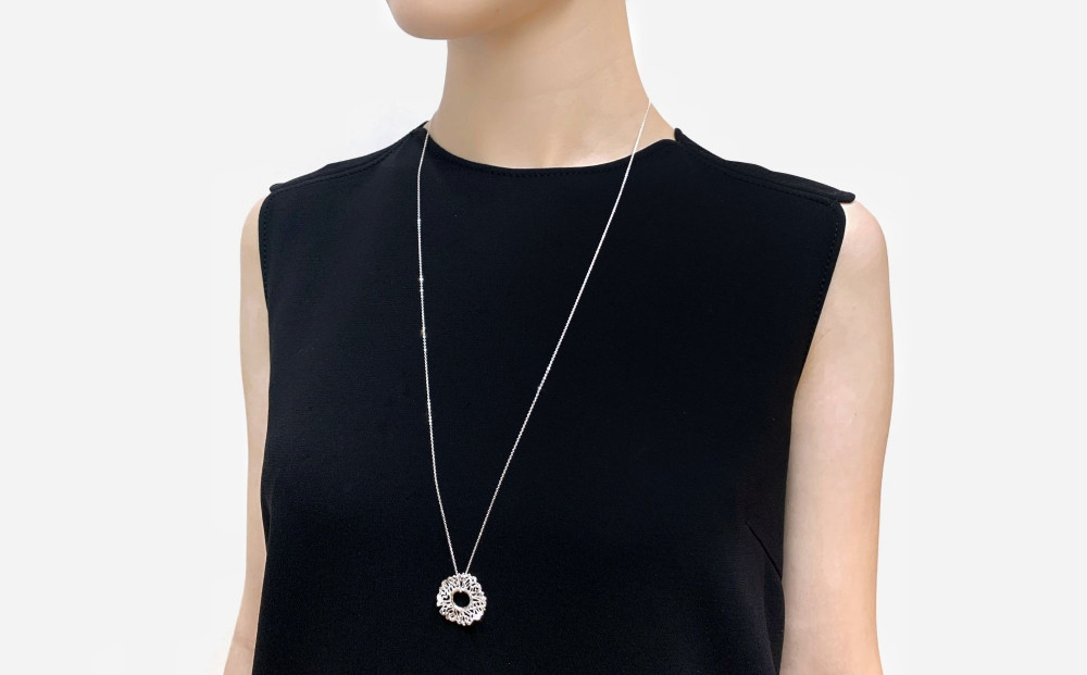 【KAORU】トライバル ネックレス / シルバー [ 京都 アクセサリー ブランド 上品 人気 おすすめ 普段使い ギフト プレゼント お取り寄せ 通販 送料無料 ふるさと納税 ]