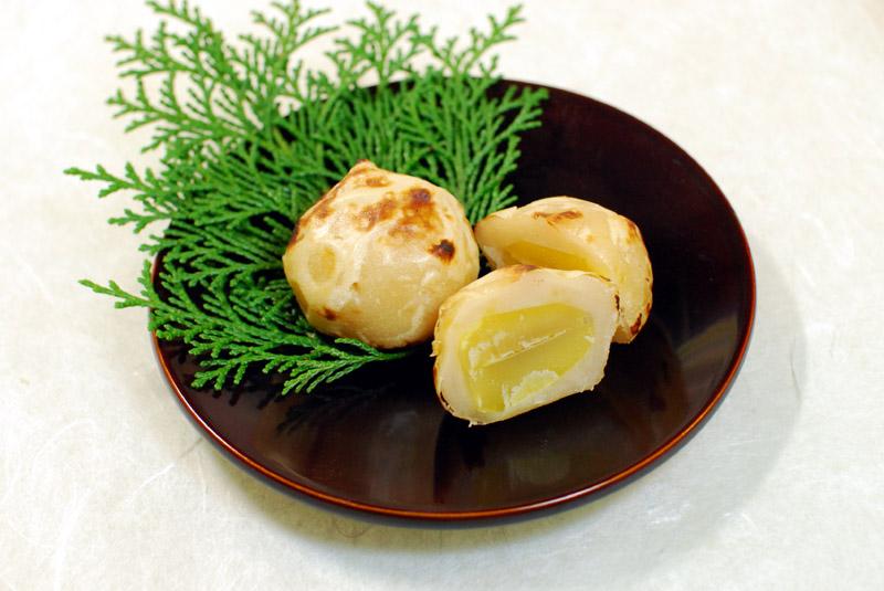 【京菓子司　二條若狭屋】ふく栗・やき栗詰合せ　12個入り