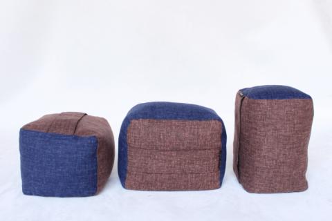 【洛中高岡屋】３つの高さで寛げるアイテム『コロミィ』（褐色＆檜皮）