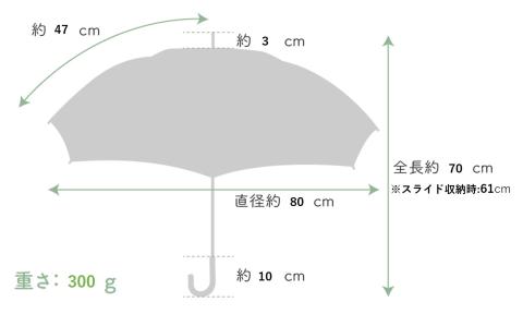 【ブロンズ】西陣織傘(チェックペイズリー柄)