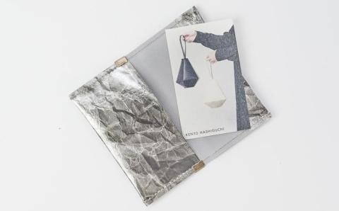 【KENTO HASHIGUCHI × 伝統工芸士】手もみ銀箔 カードケース
