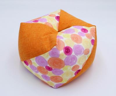 【洛中高岡屋】えがおつながる、おざぶとん『おじゃみキッズ学（がく）』（しゃぼんはる＆支子）