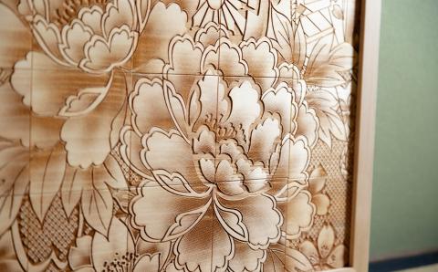 【三彩工房】京友禅木パネル