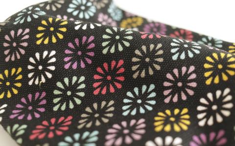 【AYANOKOJI】がま口お散歩ポシェット(京都菊菱 黒)