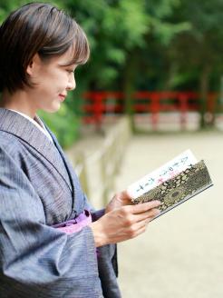 【たゆたふ】御朱印帳 ROCCA goen 友禅朱印帳