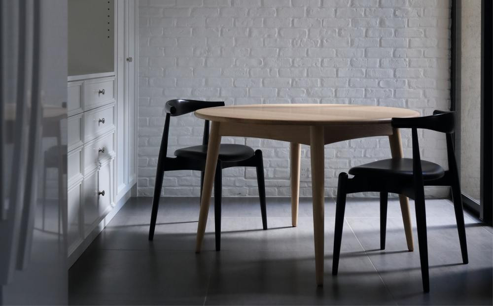 【高島屋選定品】＜FILE FURNITURE WORKS＞ラウンドダイニングテーブル(DT-8)｜京都 家具 テーブル 人気ブランド［ 京都 家具 インテリア テーブル 机 おしゃれ 人気 おすすめ 国産 職人 一点もの オーダー 東京 田園調布 ショールーム 通販 送料無料 ふるさと納税 ］