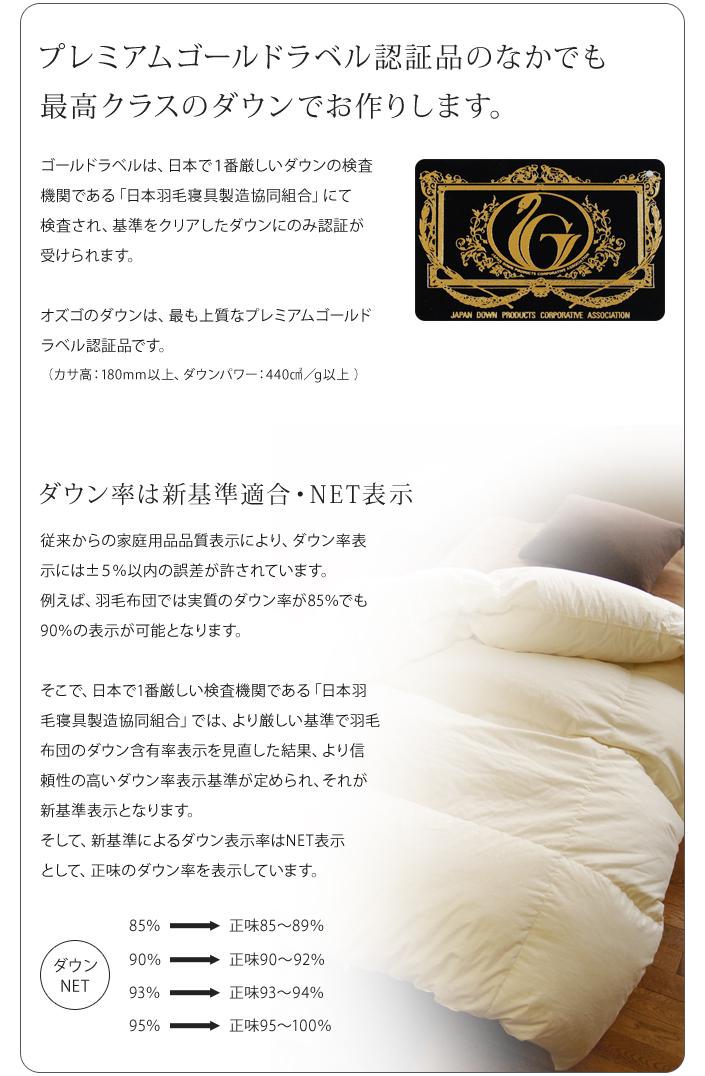 【大東寝具】～快眠のための最高級羽毛布団～ ≪春夏用≫大東寝具オリジナルプレミアム 肌掛け羽毛布団 オズゴ ポーランド産 ホワイトグースダウン95％ （コウダ種）（セミダブル）［ 京都 寝具 老舗 布団 人気 おすすめ 快眠 寝ごこち 睡眠 健康 羽毛 グース ダウン 最高級 プレミアム お取り寄せ 通販 送料無料 ふるさと納税 ］