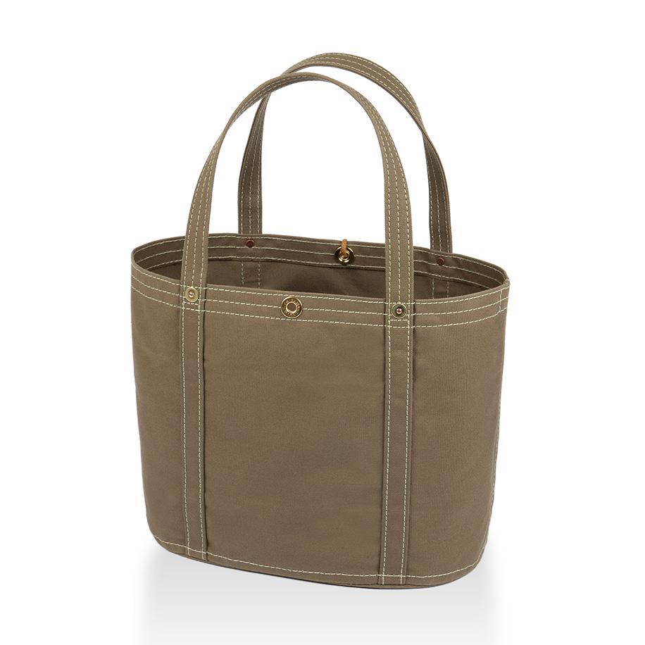 【一澤信三郎帆布】綿帆布製手さげかばん No.168(中) オリーブ｜京都 東山 帆布かばん 人気ブランド[ 手さげかばん 一つひとつ手作り シンプル 丈夫で長持ち 人気 おすすめ かばん 鞄 ギフト プレゼント お取り寄せ通販 送料無料 ふるさと納税 ]