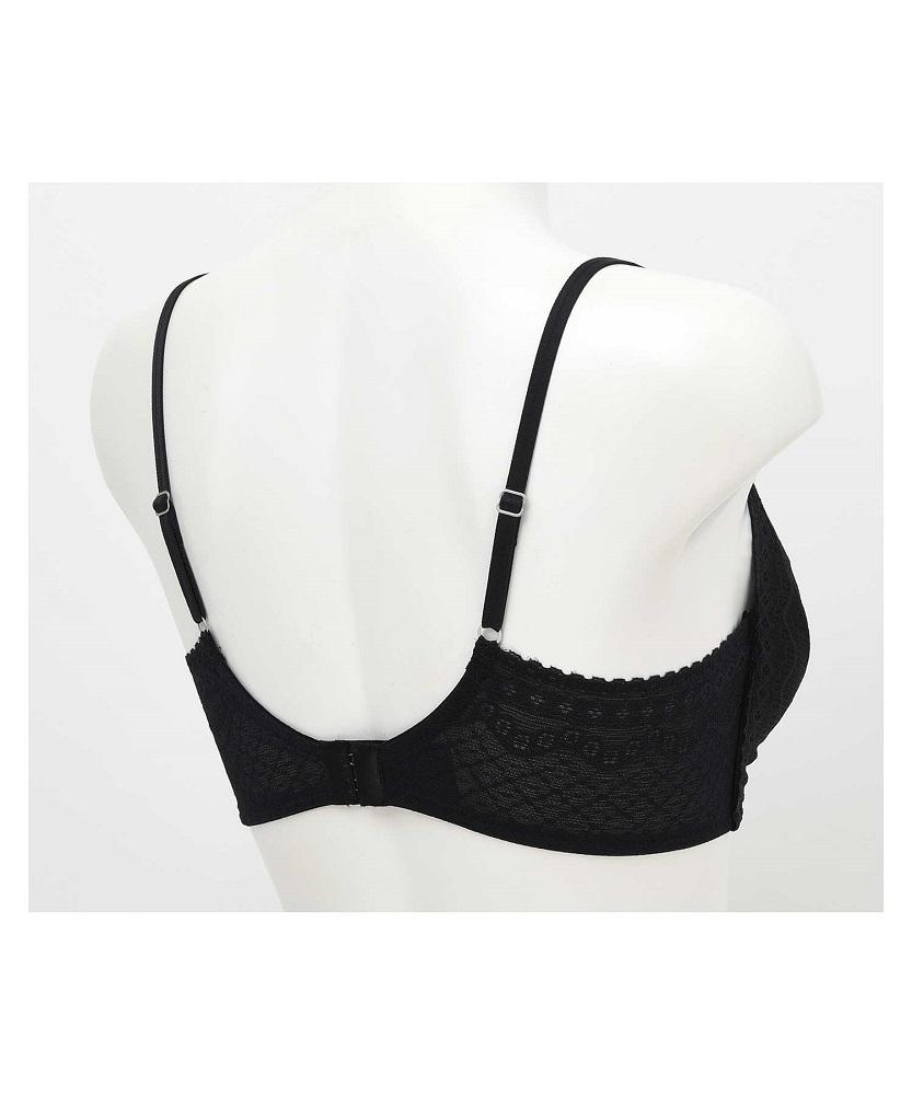 【ウンナナクール】364 レース＜Mサイズ＞ブラック1枚｜京都 ワコール インナーブランド ラクときれいを叶えるノンワイヤーブラジャー 人気［ 毎日つけたい ブラジャー 楽 きれい 人気 おすすめ 下着 レディース 肌着 ギフト プレゼント お取り寄せ 通販 送料無料 ふるさと納税 ］