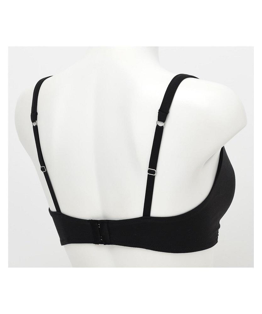 【ウンナナクール】364 コットン＜Sサイズ＞ブラック1枚｜京都 ワコール インナーブランド ラクときれいを叶えるノンワイヤーブラジャー 人気［ 毎日つけたい ブラジャー 楽 きれい 人気 おすすめ 下着 レディース 肌着 ギフト プレゼント お取り寄せ 通販 送料無料 ふるさと納税 ］