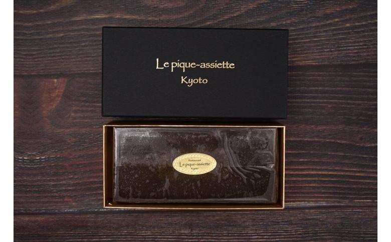 【ル・ピックアシエット】ほうじ茶とホワイトチョコのテリーヌ 1本（400g）［ 京都 スイーツ おいしい 人気 おすすめ お取り寄せ お菓子 洋菓子 ］