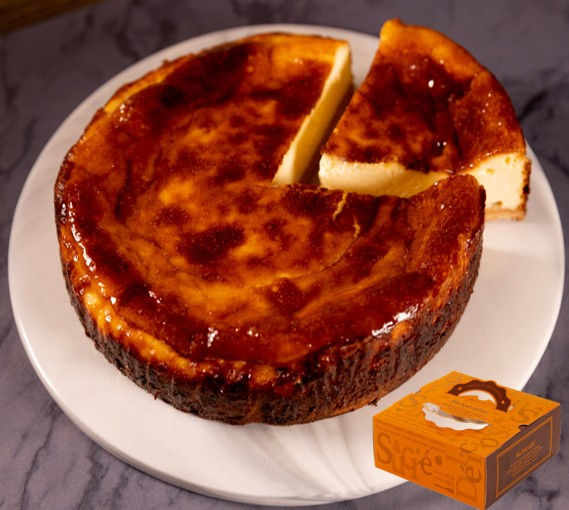【ブランワン】京都のパティシエ監修 濃厚人気のバスクチーズケーキ 6号