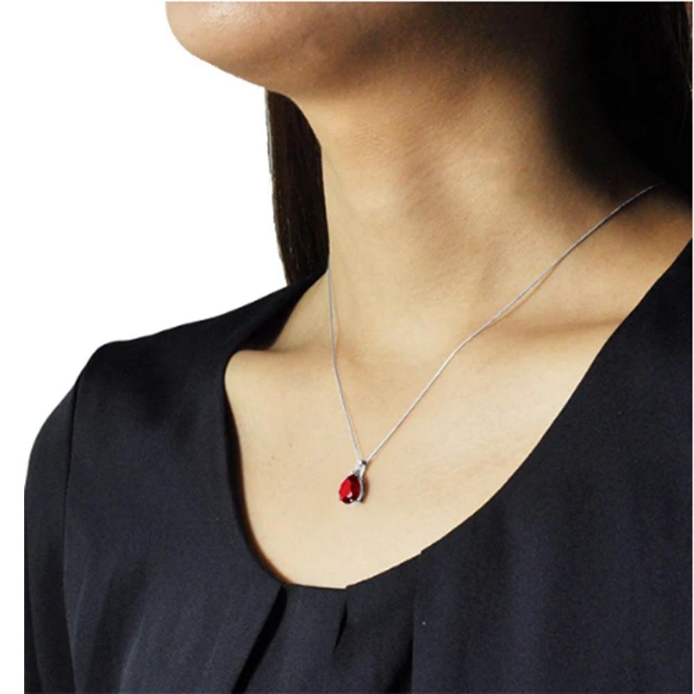 【高島屋選定品】＜京セラ＞クレサンベール＜ルビー／ダイヤモンド＞PT900 PT850 PTペンダント 7月誕生石 ［ 京都 宝石 ジュエリー 人気 おすすめ 高級  特別 おしゃれ ファッション ブランド ダイヤ ルビー ］