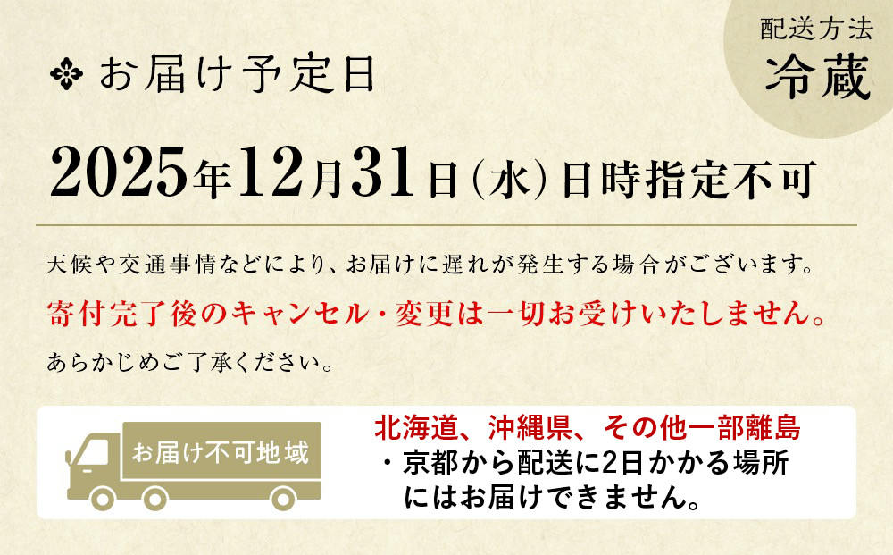 【祇園はやかわ謹製】おせち1段重 1～2人前｜京都 本格料亭おせち 人気おせち［ 京都 祇園 料亭 おせち一段 1人 2人 京料理 グルメ 美食 人気 おすすめ 2026 正月 お祝い お取り寄せ 通販 送料無料 年内配送 ふるさと納税 ］