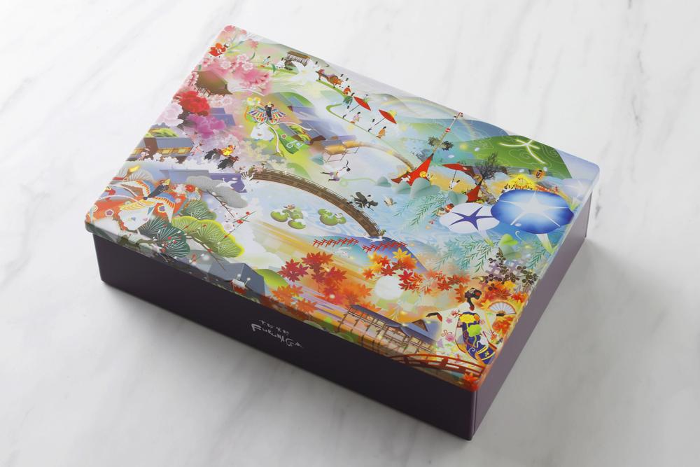 【FUKUNAGA】京食材を厳選！京都紫野クッキー ~京のかおり~｜クッキー缶 人気スイーツ  [ 京都の美味10種を詰め合わせ 京都感満載のクッキー缶 和テイスト 人気 おすすめ スイーツ お菓子 洋菓子 ギフト プレゼント お取り寄せ 通販 送料無料 ふるさと納税 ]