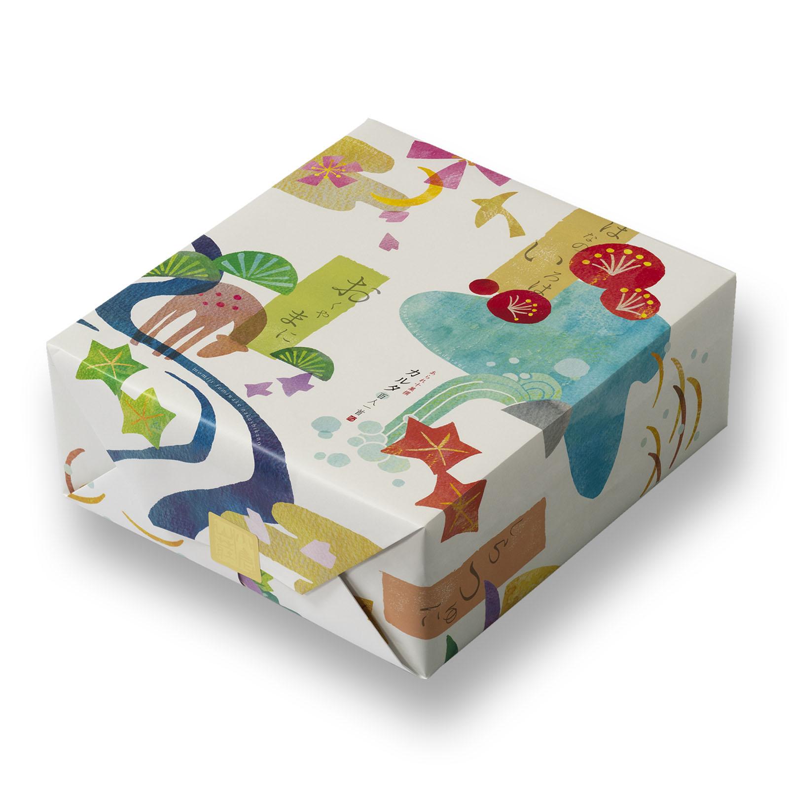 【小倉山荘】カルタ百人一首 化粧箱(大) （袋数の目安：約160袋）［ 京都 あられ おかき せんべい 人気 おすすめ おいしい ギフト プレゼント グルメ 食べ比べ 詰め合わせ セット お取り寄せ ふるさと納税 ］