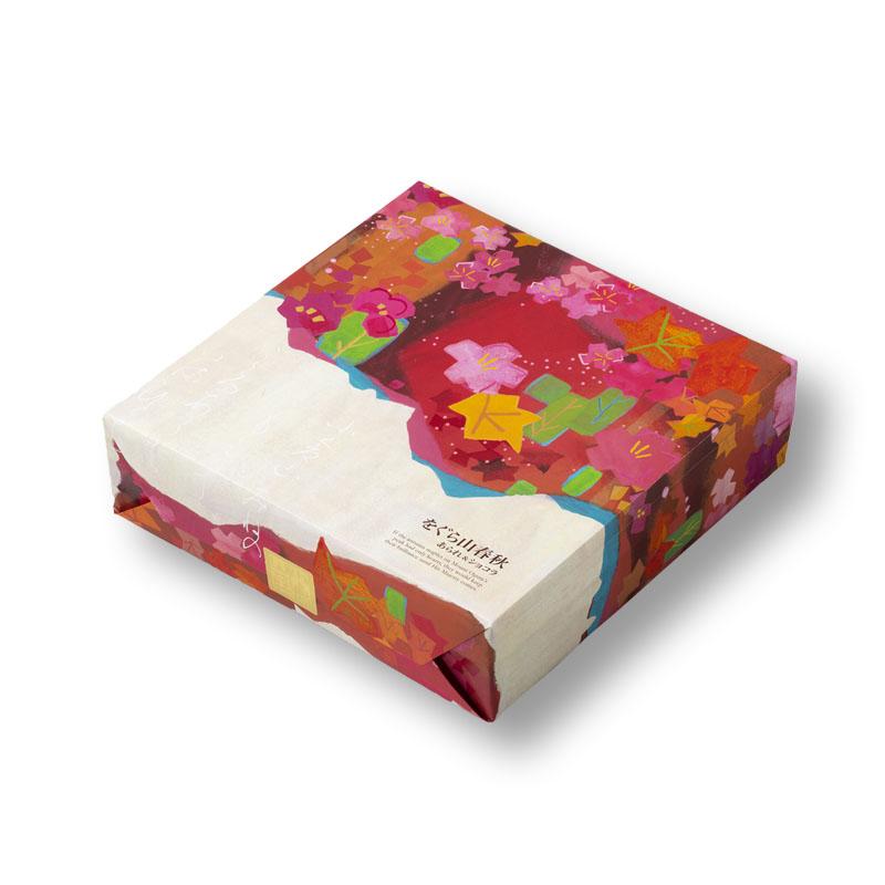 【小倉山荘】をぐら山春秋 あられ＆ショコラ 化粧箱大 16袋｜京都 あられ 有名店 人気セット［ 季節限定 あられ おかき せんべい 食べ比べ 詰め合せ 人気 おすすめ グルメ おいしい チョコ お菓子 和菓子 ギフト プレゼント お取り寄せ 通販 送料無料 ふるさと納税 ］