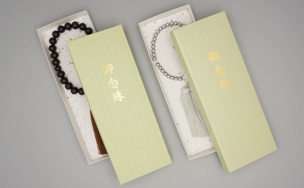 【神戸珠数店】〈京念珠〉グレー貝パール 女性用数珠【ふくさ付き】 [ 京都  レディース 数珠 仏具 お取り寄せ 通販 送料無料 ふるさと納税 ]