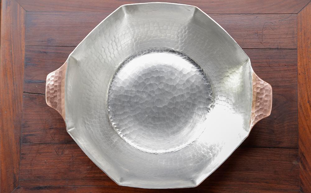 【八木庖丁店】手打ち銅製 八角水煮鍋(9寸)