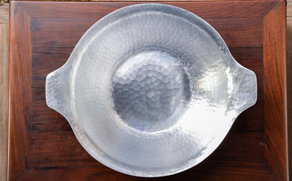 【八木庖丁店】手打ちアルミ製 よせ鍋(9寸)