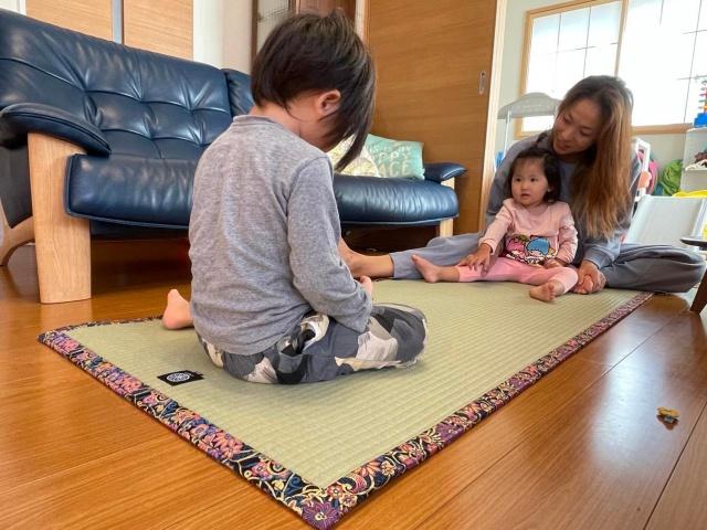 【ハンディスタイル】京輪蓮 京マットシリーズ 和処（市松×丸太年輪三重文様）