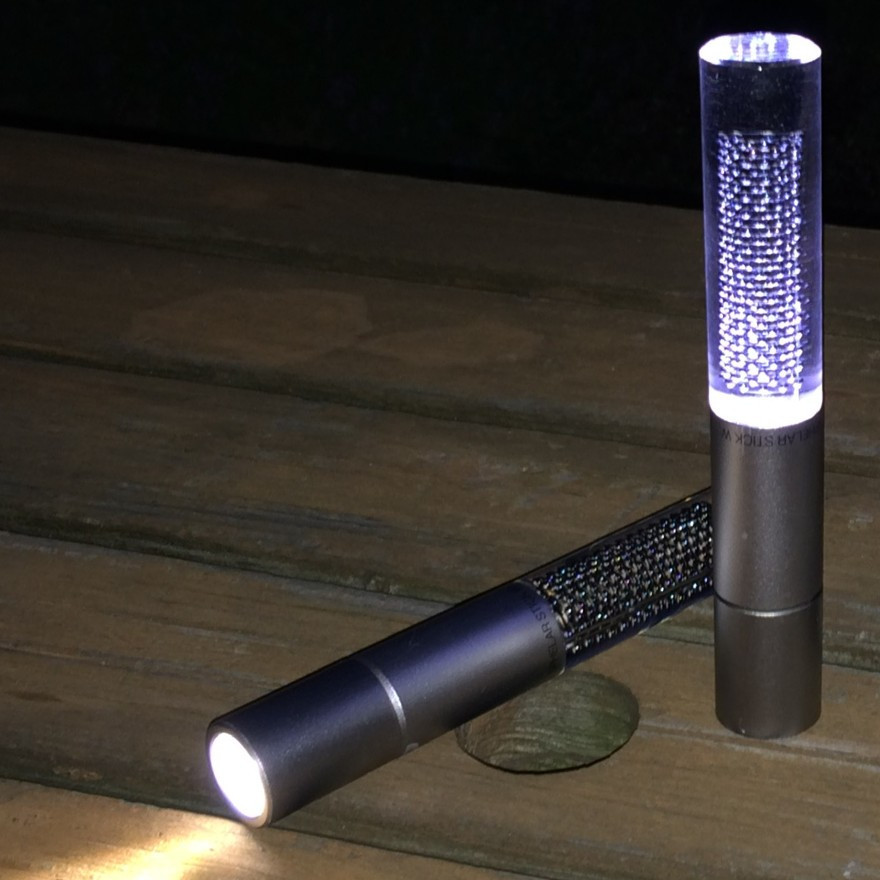 【世界初の全方位受光ソーラー】スフェラースティックW（ソーラーLEDペンライト）［ 京都 世界初 太陽電池 スフェラ―パワー ランプ アウトドア キャンプ LEDライト LED 災害用 電気 間接照明 照明 ふるさと おしゃれ かっこいい 京都 通販 送料無料 ふるさと納税 ］ 