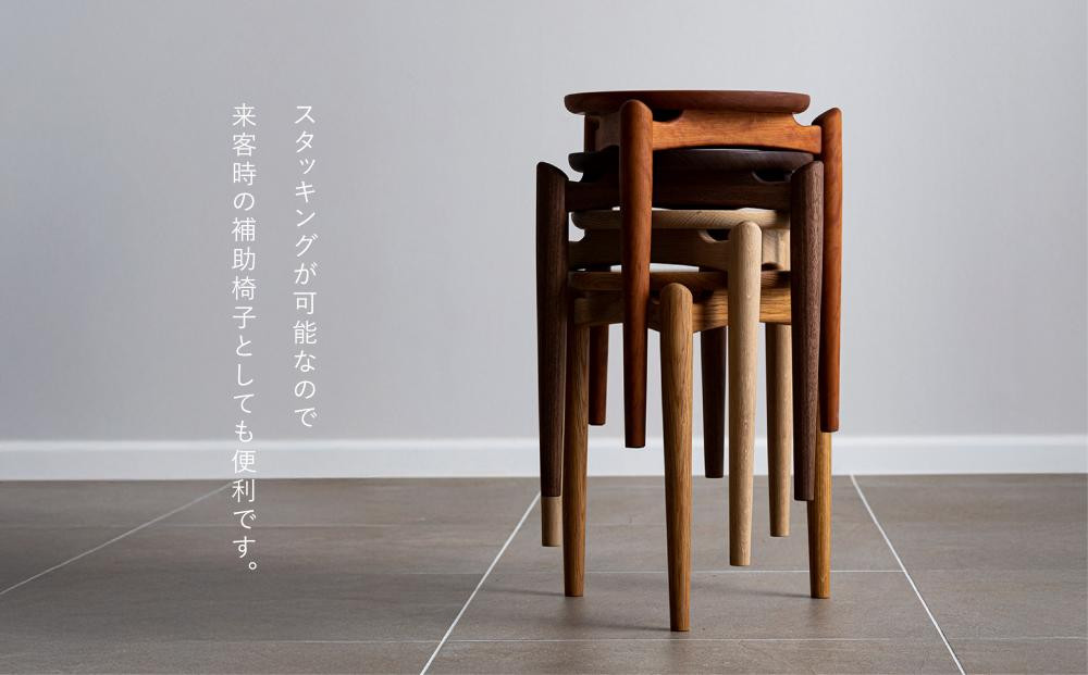【FILE FURNITURE WORKS】スツール（FH1-F Stool）［ 京都 家具 インテリア 椅子 イス おしゃれ 人気 おすすめ 国産 職人 一点もの オーダー 東京 田園調布 ショールーム 通販 送料無料 ふるさと納税  ］