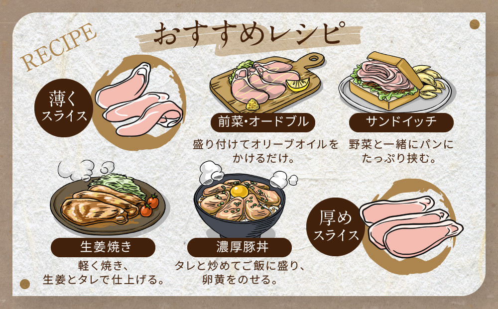 【岡山フードサービス】厳選国産豚の塊肉ローストポーク 1kg｜低温調理 ローストポーク 極上 人気 豚肉［ 京都 ポーク ステーキ ブロック グルメ 人気 おすすめ 肉 豚肉 プレゼント ギフト お取り寄せ 通販 送料無料 ふるさと納税 ］