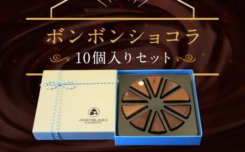 【ASSEMBLAGES KAKIMOTO】ボンボンショコラ10個入り