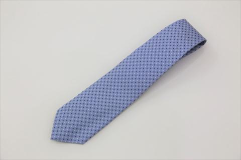 【西陣活性化を応援！】シルク１００％西陣織ネクタイ（ドット（水色））