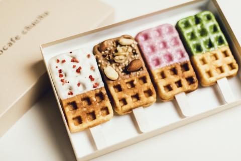【kyocafe chacha】いろどり京ワッフルボックス４種セット