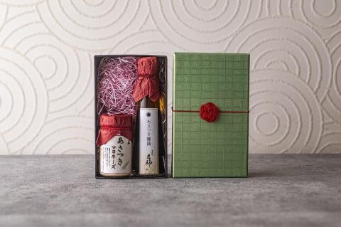 【京都 京料理 立神】あさつき醤油1本とあさつきマヨネーズ1本化粧箱入りセット