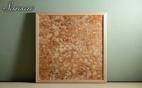 【三彩工房】京友禅木パネル