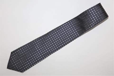 【西陣活性化を応援！】シルク100％西陣織ネクタイ（千鳥・紺）