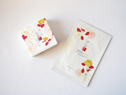 【かづら清】清ら肌炭酸椿石けん・美容液マスクセット